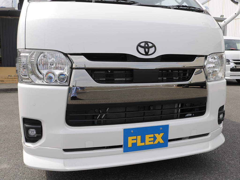 令和６年式ダークプライムⅡ２０００ガソリン２WDフレックスカスタム車両入庫！オリジナルフロントスポイラー２インチローダウンオリジナルオーバーフェンダーオリジナルＬＥＤテールアルパインＢＩＧ－Ｘ１１ナビ