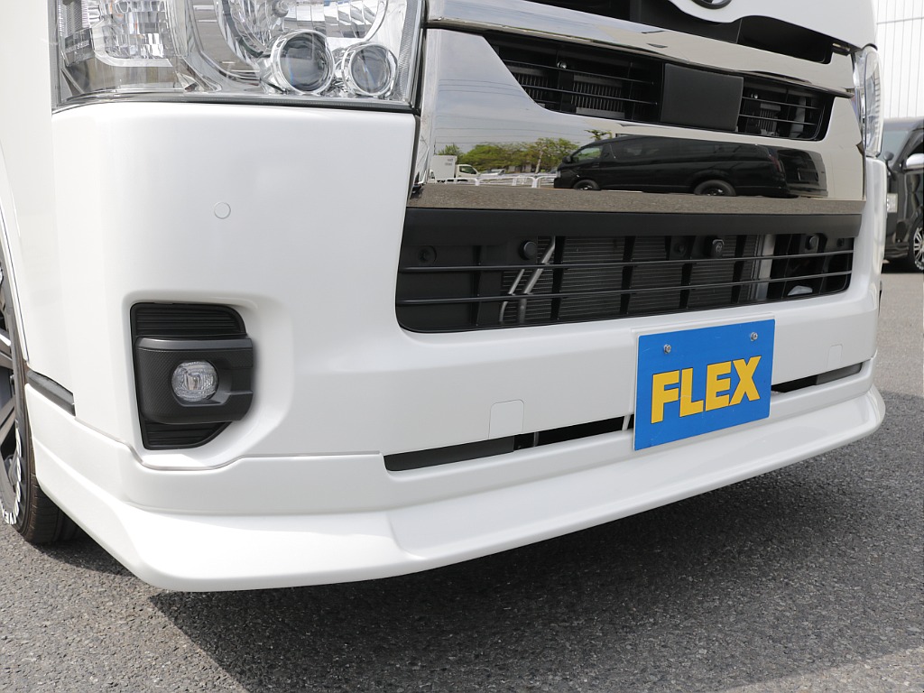 令和６年式ダークプライムⅡ２０００ガソリン２WDフレックスカスタム車両入庫！オリジナルフロントスポイラー２インチローダウンオリジナルオーバーフェンダーオリジナルＬＥＤテールアルパインＢＩＧ－Ｘ１１ナビ