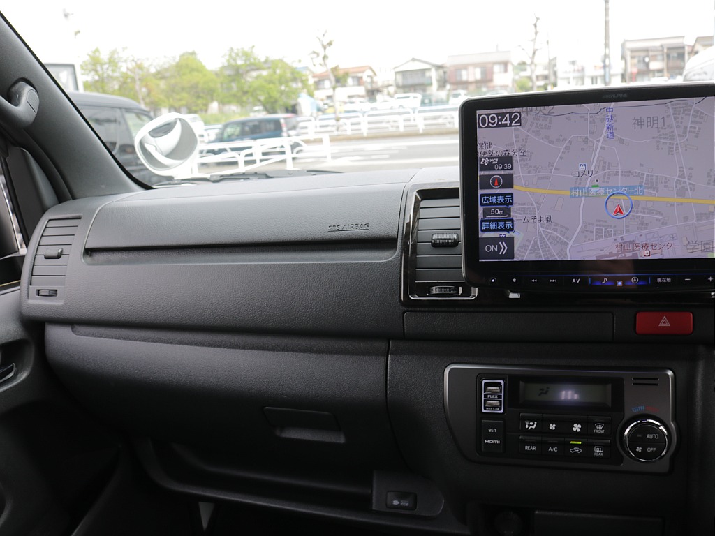 令和６年式ダークプライムⅡ２０００ガソリン２WDフレックスカスタム車両入庫！オリジナルフロントスポイラー２インチローダウンオリジナルオーバーフェンダーオリジナルＬＥＤテールアルパインＢＩＧ－Ｘ１１ナビ