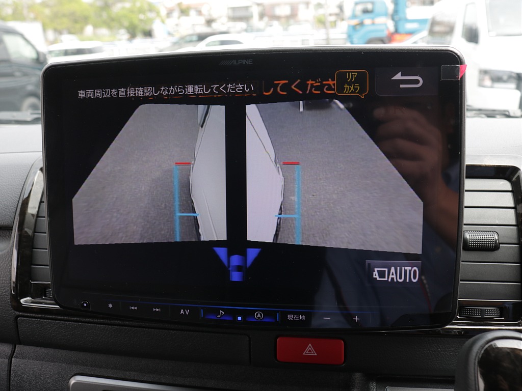 令和６年式ダークプライムⅡ２０００ガソリン２WDフレックスカスタム車両入庫！オリジナルフロントスポイラー２インチローダウンオリジナルオーバーフェンダーオリジナルＬＥＤテールアルパインＢＩＧ－Ｘ１１ナビ