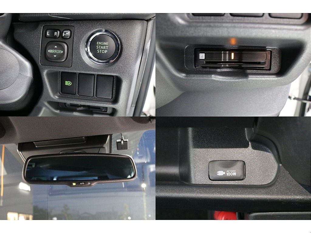 防眩ミラー、ETC、AC100V電源装備済み！！