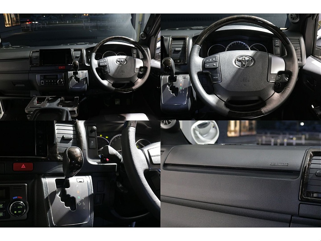 ダークプライムⅡ専用のコンビハンドル、シフトノブ、インテリアパネル、助手席エアバック装備！！