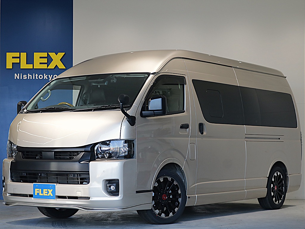 令和５年式希少スーパーロングディーゼル４WDフルカスタム車両入庫！人気のブラックエディション施工リア全面床張り施工済み！！