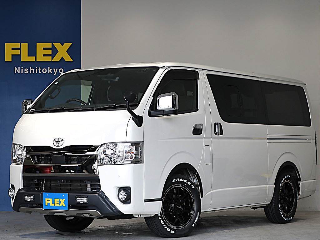 令和４年式ダークプライムⅡ２８００ディーゼルターボ２WDカスタム車両入庫！新品オリジナル１７インチアルミ新品ナスカー１７インチタイヤ新品オリジナルＬＥＤテールライト新品オリジナルベットＫＩＴ装備！！