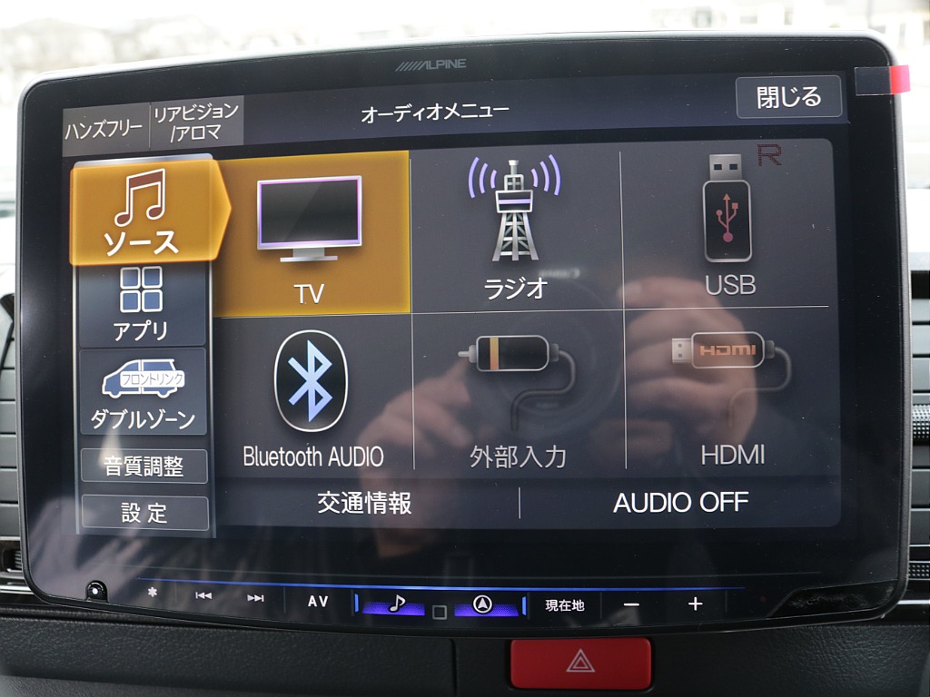 令和８年式ハイエースＶダークプライムⅡ２０００ガソリン２ＷＤカスタム車両入庫！！アルパインＢＩＧ－Ｘ１１インチナビビルトインＥＴＣ２．０装備ＨＤＭＩソケット増設オリジナルベットＫＩＴ装着済み！！
