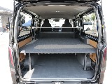 新車ハイエースＶ　ＤＸＧＬパッケージ２８００ディーゼルターボブラックスポーツパッケージ完成！！ＥＳＳＥＸフロントスポイラーオリジナル１７インチアルミナスカー１７インチタイヤ２インチダウンベット装備！！