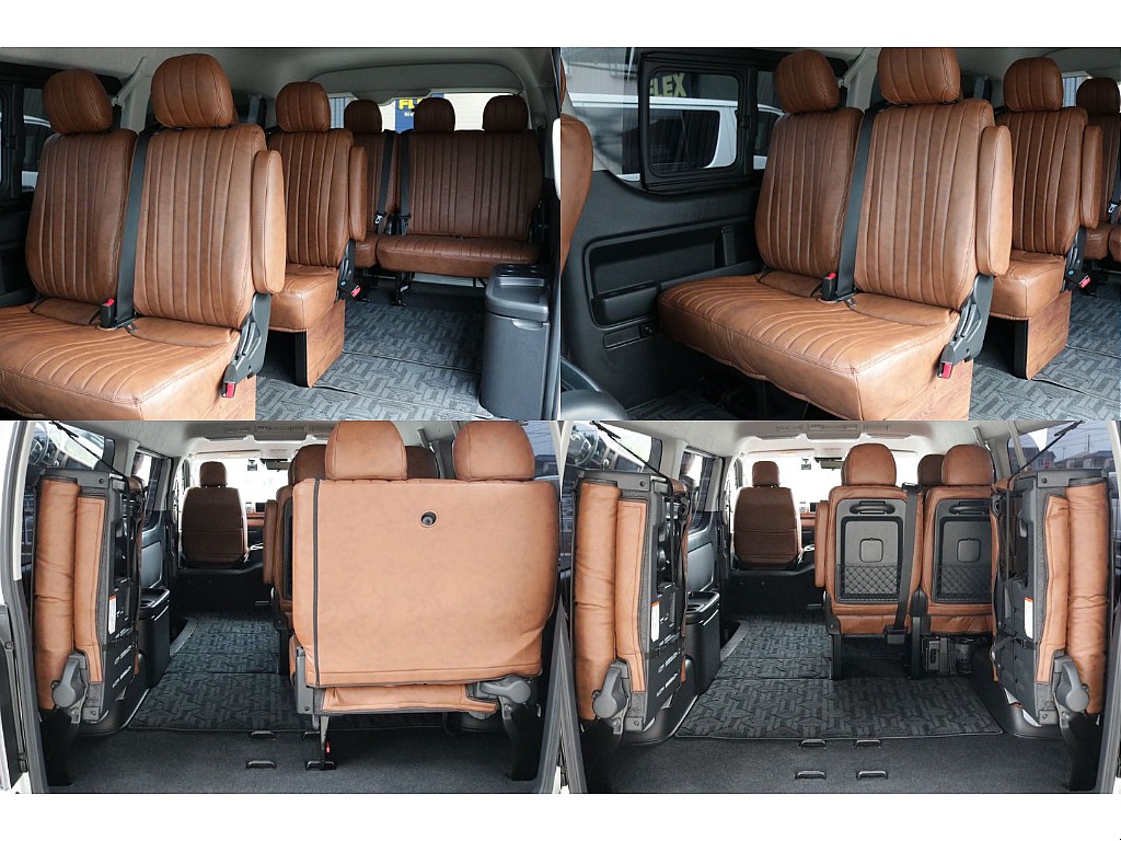 ４列目シート収納することで広々した荷室の確保も可能！！