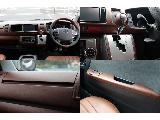 インテリアパネル茶木目でおしゃれな運転席周りとなっております！！