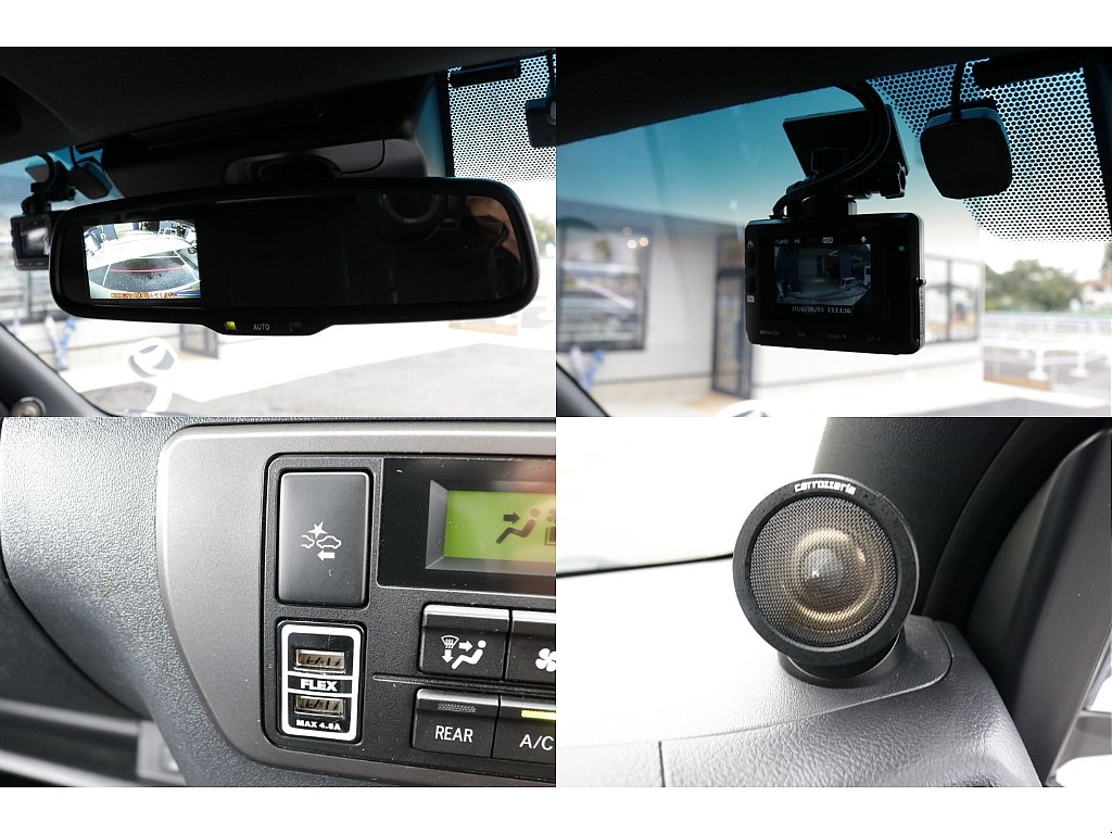 コムテック前後ドライブレコーダー、パイオニアツイタードアスピーカー交換済み！！