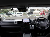 令和５年式ハイエースＶスーパーロング２８００ディーゼル４ＷＤ入庫！モデリスタフロントスポイラー純正１５インチアルミフロントセカンドシートスーパーＧＬ用に交換済みケンウッド９インチＳＤナビＥＴＣ２．０