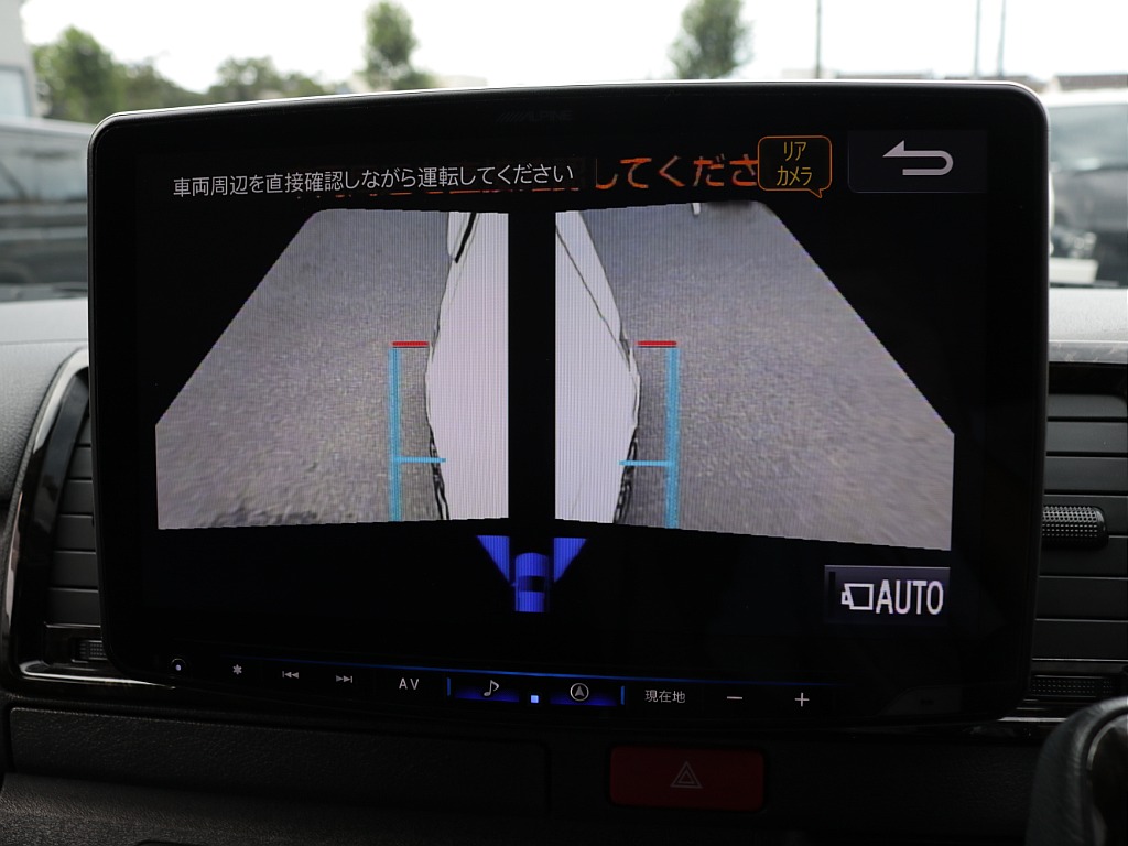 令和６年ダークプライムⅡ２０００ガソリン２WDカスタム車両入庫オリジナルフロントスポイラーオリジナルサイドステップオリジナルリアライナーオリジナル１８インチアルミＢＩＧ－Ｘ１１インチフリップダウン装備