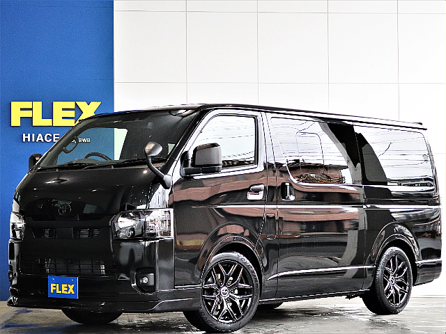 【新車・新型】ハイエースバンブラックマイカの大人気ブラックエディションのお車入庫致しました☆☆