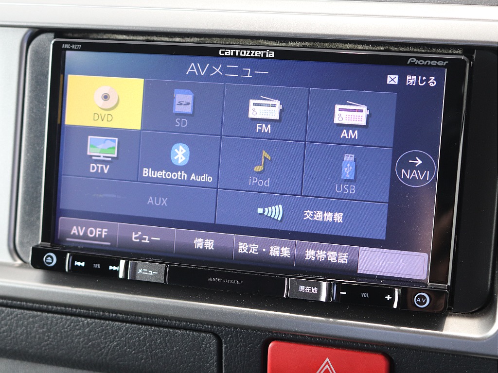 BluetoothやCD、DVD、TVなどが使用可能です♪♪