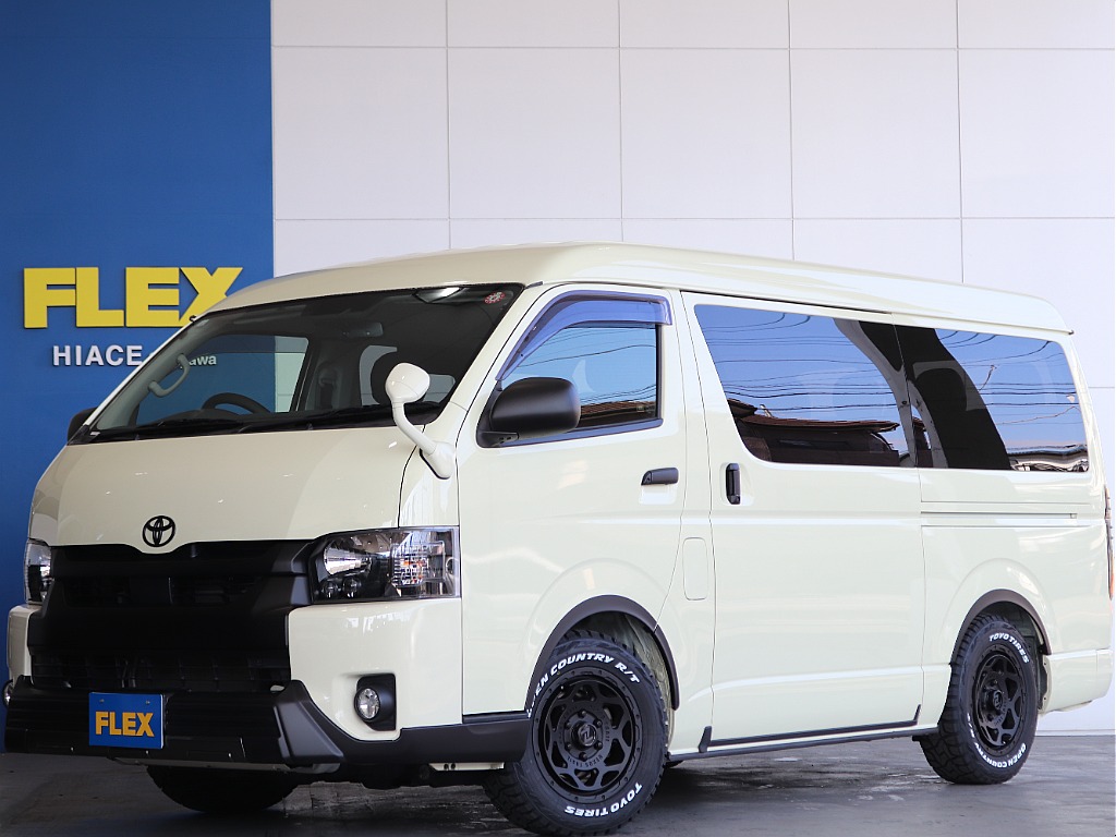 【厳選仕入中古】ハイエースワゴン　ガソリン4WD　ライトイエロー R2年式2万9千キロの大人気Ver1内装架装車入庫いたしました♪