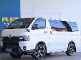 【厳選仕入中古車】ハイエースバン　ディーゼル4WD　パールホワイト ブラックエディションでオフロード仕様のお車入庫致しました☆☆