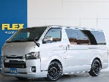 【厳選仕入中古車】ハイエースバン　ガソリン2WD　シルバー バッドフェイスボンネット装着の豪華カスタムのお車入庫致しました☆☆