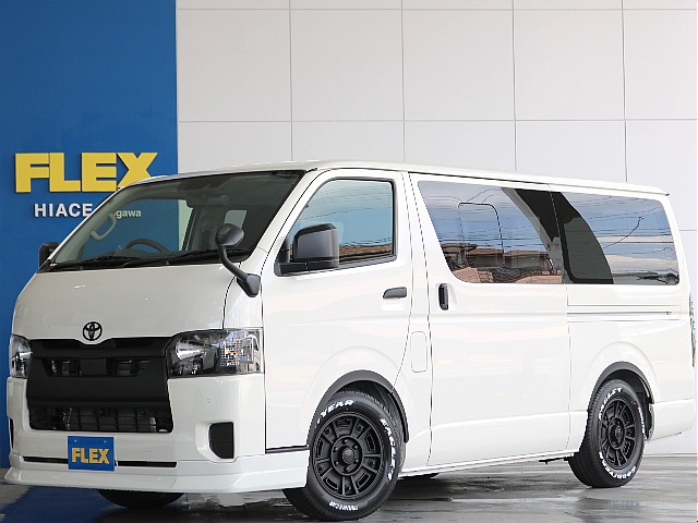 【新車】ハイエースバン　DX　ガソリン　2WD　ホワイト　ブラックエディション 車中泊からお仕事まで様々なシーンで活躍できるお車ご入庫致しました☆☆