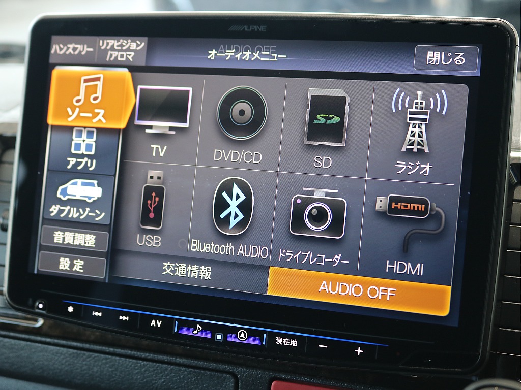 大人気のアルパインBIG-X11インチナビが搭載されています！