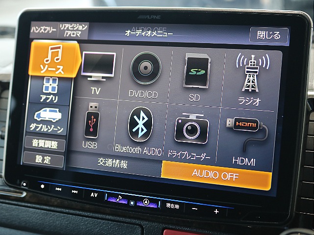 大人気のアルパインBIG-X11インチナビが搭載されています！