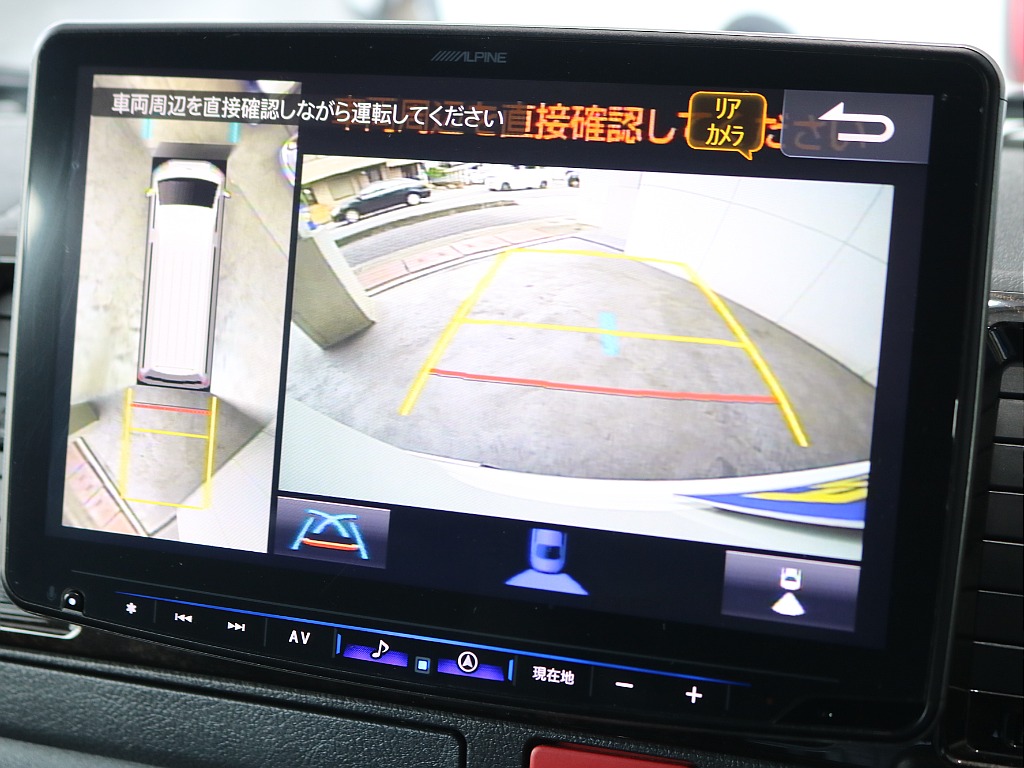 パノラミックビューモニター付きなのでバック時も安心です！