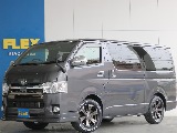 Ｒ1年式ハイエースバン　50ｔｈアニバーサリー限定車☆　希少なガンメタ車両をFLEXカスタムで仕上げました☆　全国販売◎