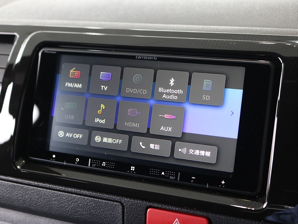ナビはBluetoothやTVなどがご使用いただけます♪