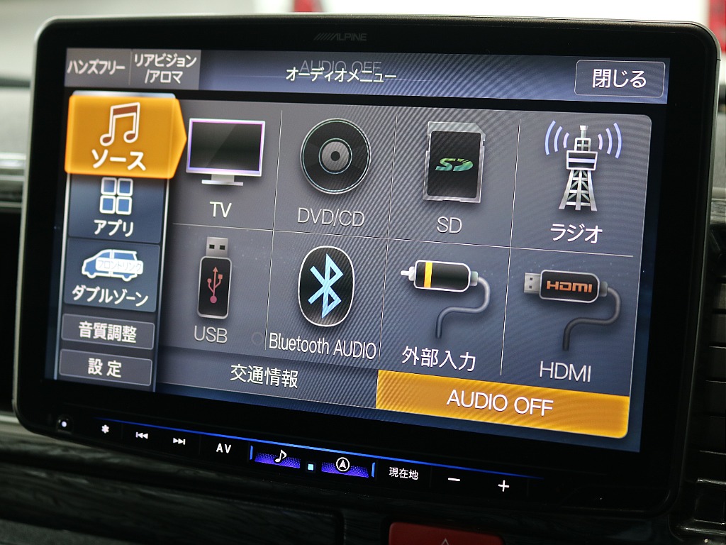 大人気のアルパインBIG-X11インチナビが装着されております！