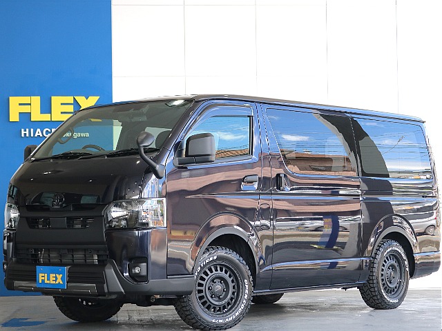 【厳選仕入中古車】ハイエースバン　ディーゼル4WD　ブラックパール・ベッドキット付きのオフロードPKGのお車入庫致しました☆☆
