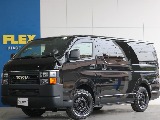 【厳選仕入れ中古】ハイエースバン　ディーゼル4WD　ブラックマイカ　ダークプライムⅡ リノカ角目LED仕様＆豪華カスタム多数装備のお車がご入庫致しました☆☆