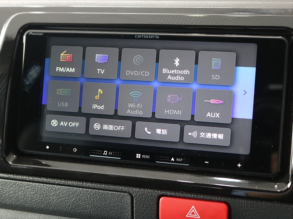 ナビはBluetoothやTVなどがご使用いただけます♪