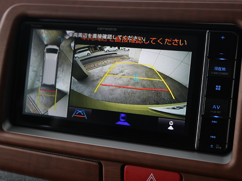 バックカメラが装着されており安心して駐車することができます♪♪