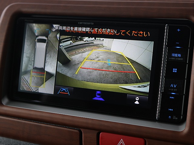 バックカメラが装着されており安心して駐車することができます♪♪