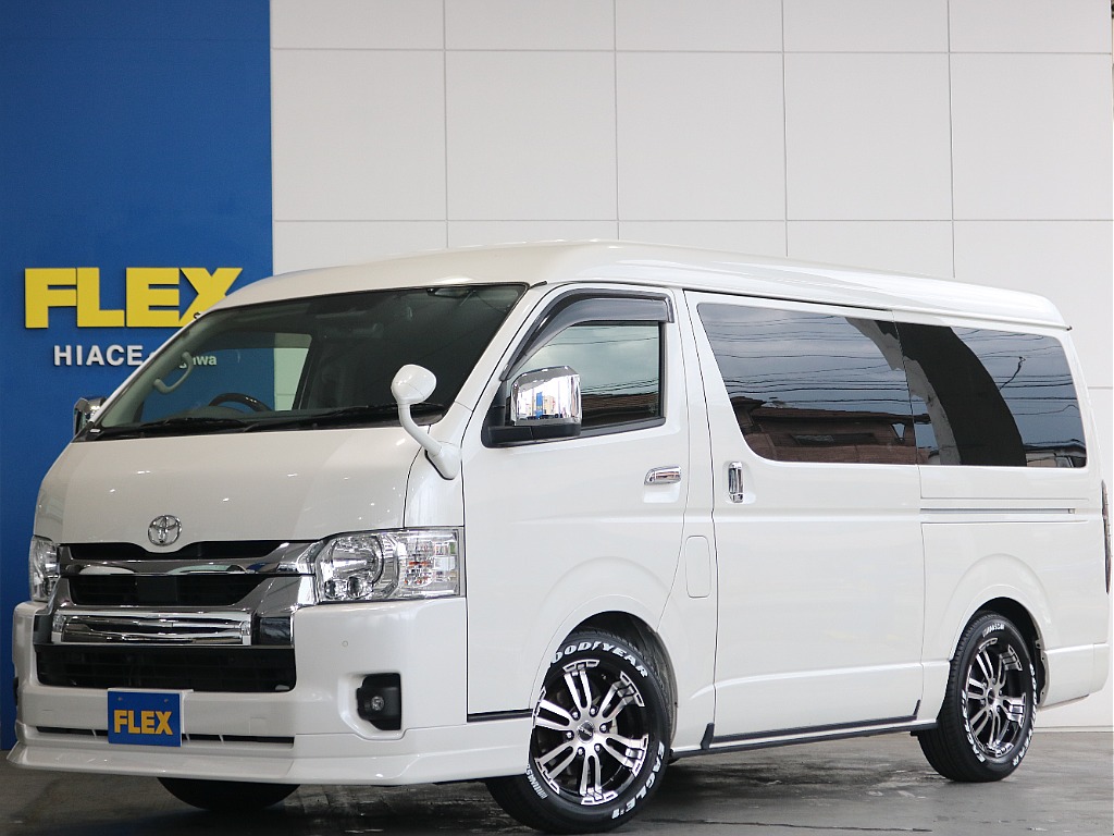 【厳選中古車】令和5年式ハイエースワゴン　ガソリン4WD　ホワイトパール ゼロワゴンベッド搭載で車中泊仕様のお車入庫致しました☆☆