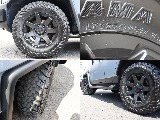 純正オプションアルミホイール(マットブラック塗装済)＆YOKOHAMA GEOLANDER　MTタイヤのコンビネーション！