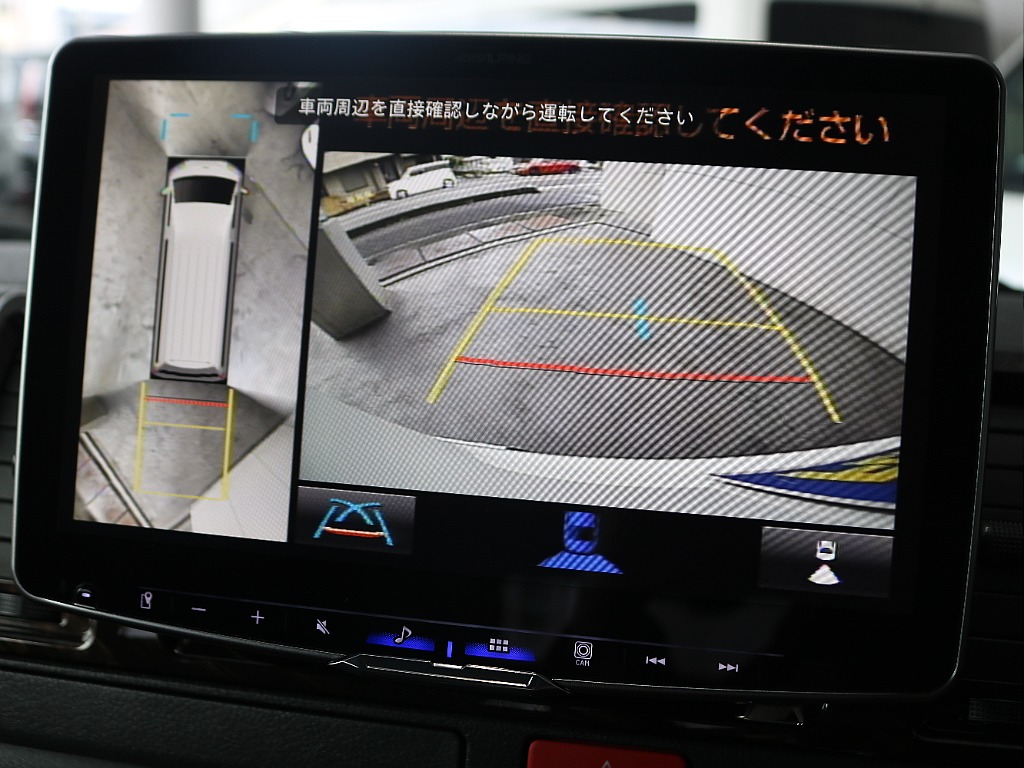 バックカメラが装着されており安心して駐車できます！
