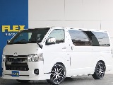 【厳選仕入中古車】ハイエースバンS-GL　ダークプライムⅡガソリン２WD パールホワイトで車中泊仕様のお車ご入庫致しました♪♪