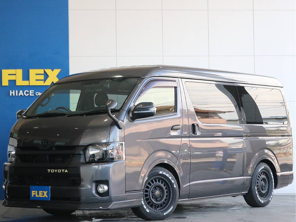 【厳選仕入れ中古】ハイエース　ワイドバン　ディーゼル２WD　ダークプライムⅡ　グレーメタリック ディーゼル2WDで車中泊仕様のお車ご入庫致しました☆