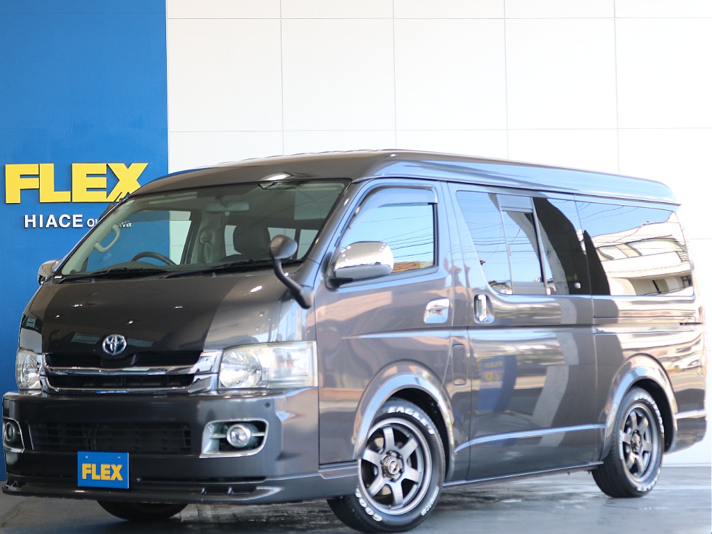 【厳選仕入れ中古】ハイエース　ワイドバン　ガソリン2WD カスタム多数でRAYS AW装着のお車入庫致しました☆☆