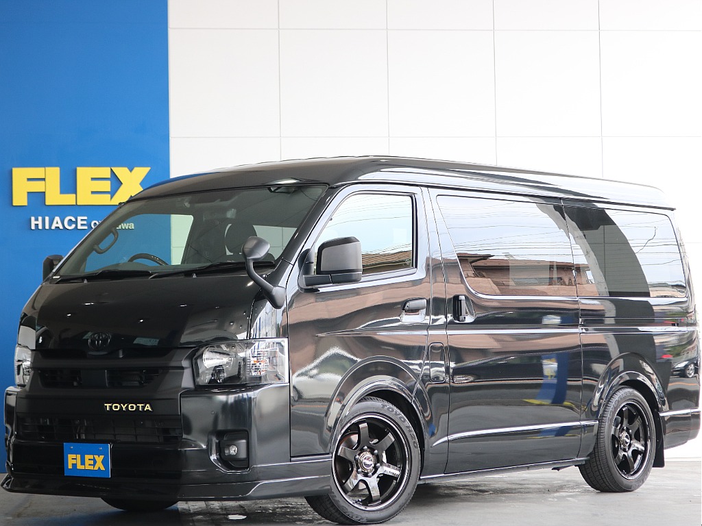 【厳選仕入れ中古】ハイエースバン　ワイド　ダークプライムⅡ　ディーゼル2WD 大変希少なディーゼル2WDでRAYSのアルミホイール装着のお車ご入庫致しました☆☆
