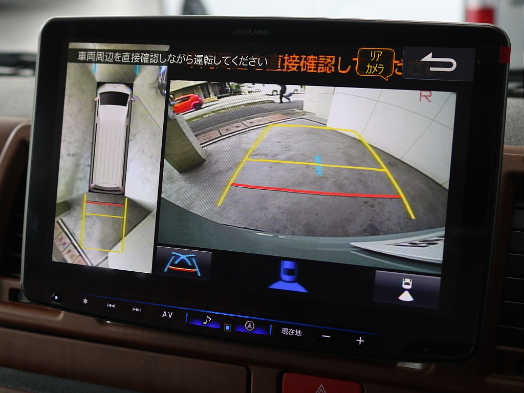 バックカメラ装着済みですので後退時も安心です☆☆