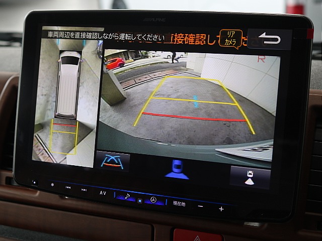 バックカメラ装着済みですので後退時も安心です☆☆