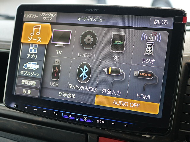 アルパインBIGX11インチナビ装着済みで大画面で映像をお楽しみいただけます☆☆