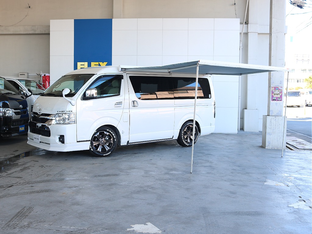 フィアマサイドオーニング3.5ｍ装着済みでアウトドアシーンで大活躍間違いなしです☆☆