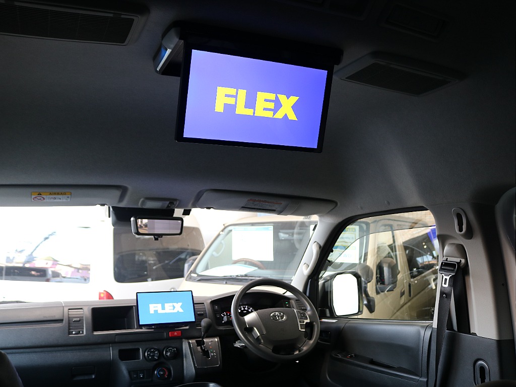 カロッツェリア13インチフリップダウンモニター装着済みです☆☆