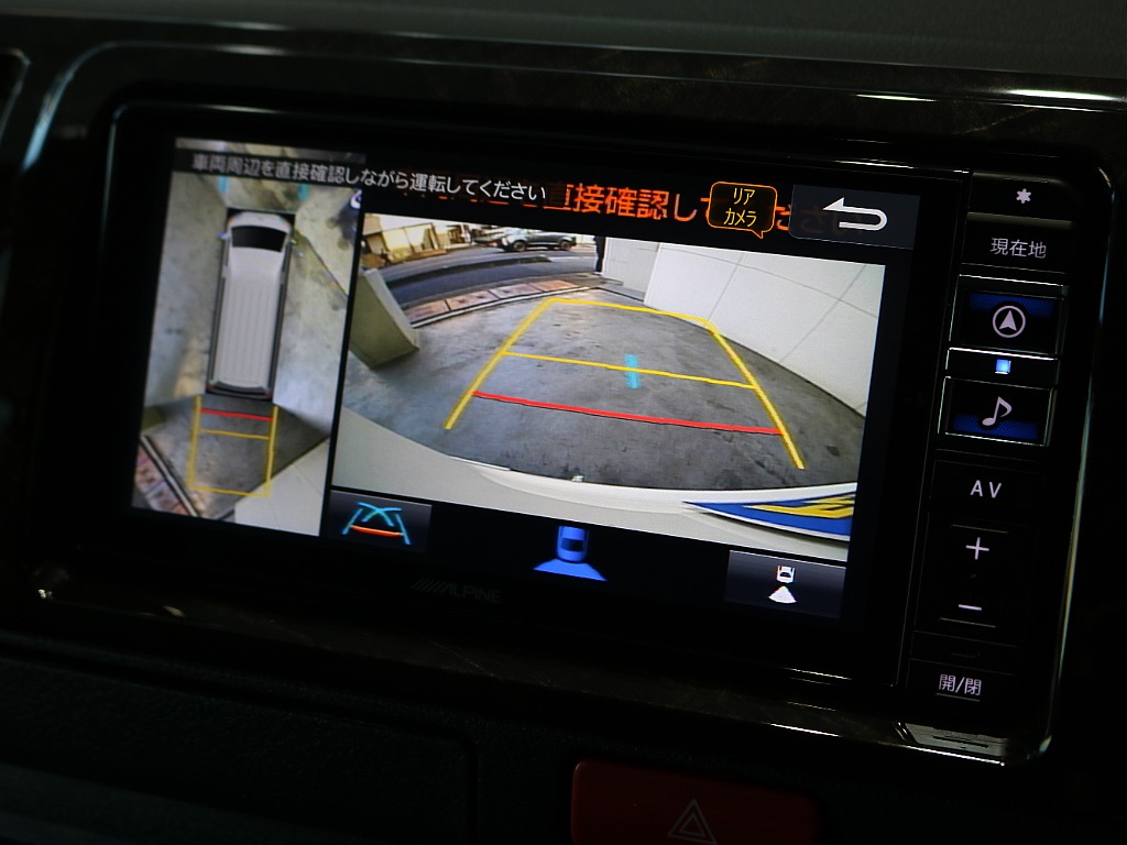 バックカメラ装着済みですので後退時も安心です☆☆