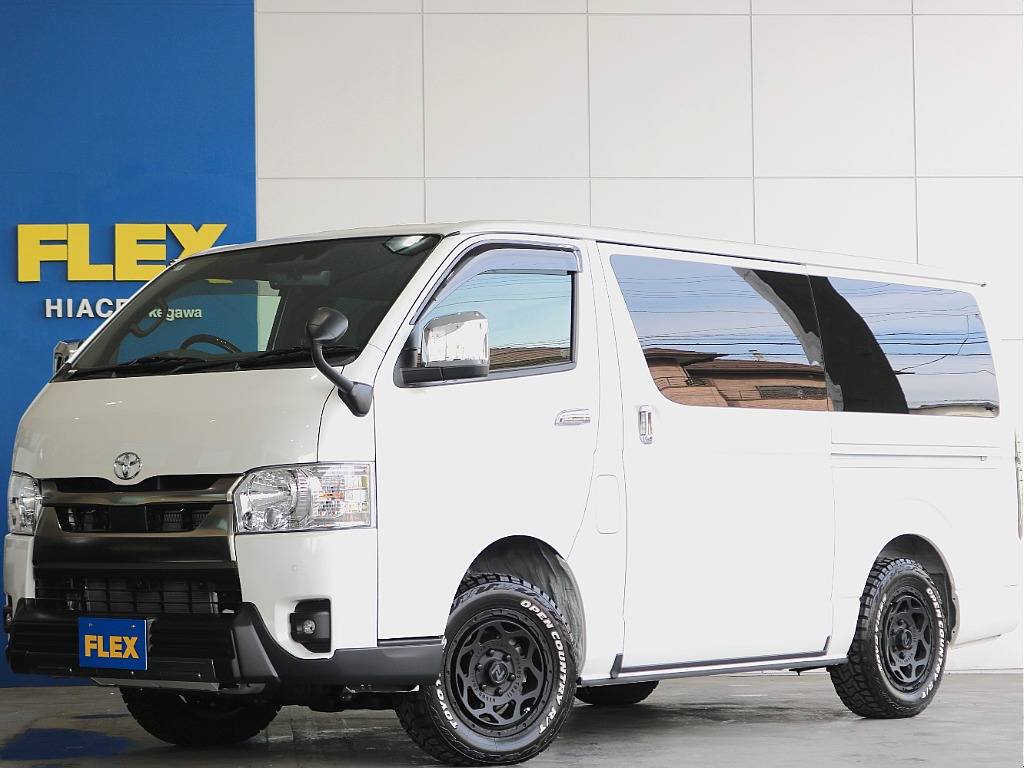 【厳選仕入れ中古車】ハイエースバン　ディーゼル4WD　ブラック　ダークプライムS 登録済み低走行・オリジナルカスタム済みのお車入庫いたしました☆☆