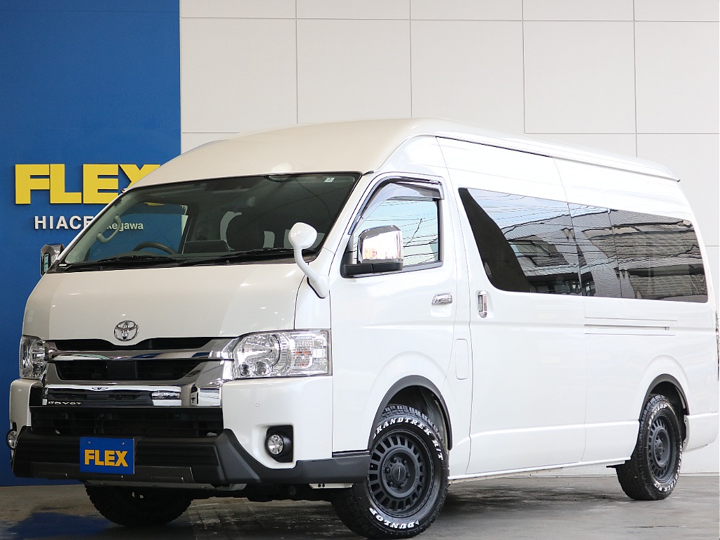 【厳選仕入中古】ハイエース　グランドキャビン　パールホワイト　ガソリン4WD 荷物もたくさん積めて人もたくさん乗れるめちゃくちゃ希少なお車入庫致しました☆☆