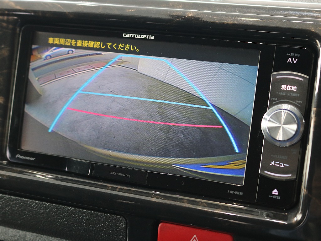 バックカメラ装着済みですので後退時も安心です☆☆