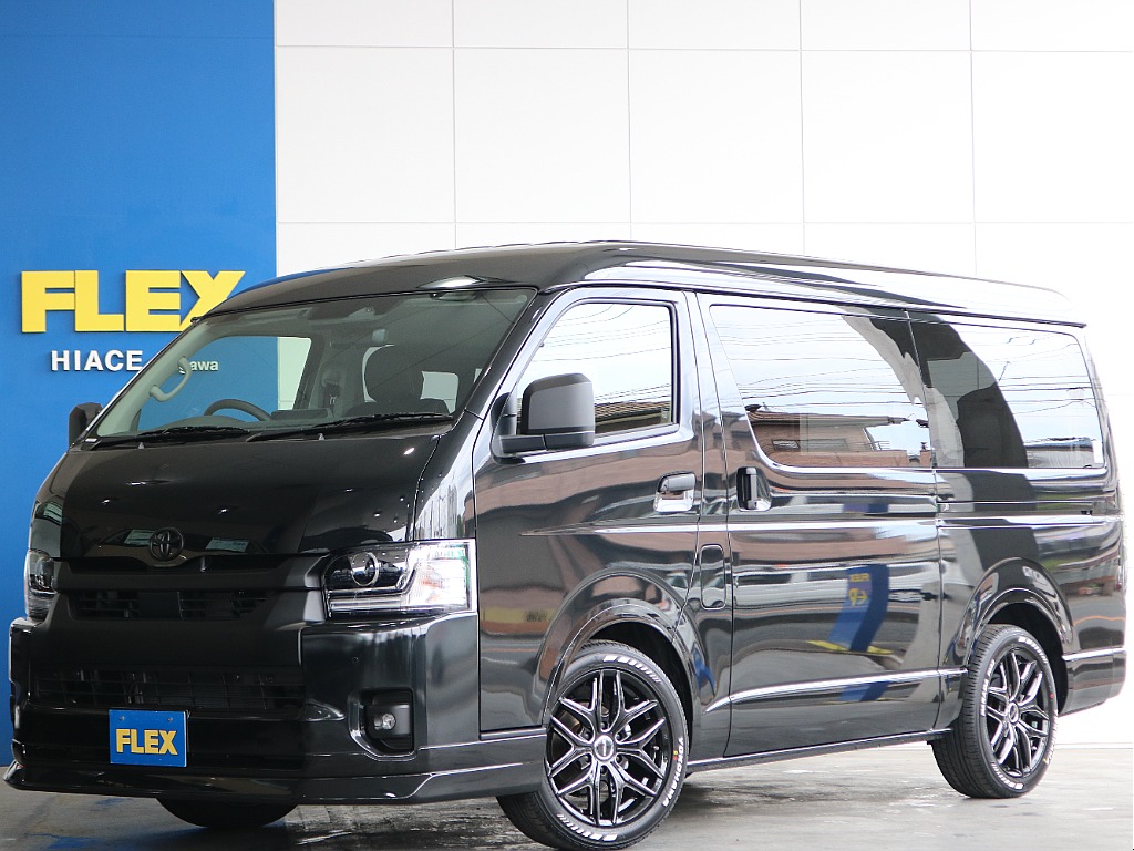 【新車9型】ハイエース　ワゴン　ガソリン　2WD　ブラックマイカ 大人気新作内装架装済みの超貴重なお車がついに桶川店に入庫致しました☆☆