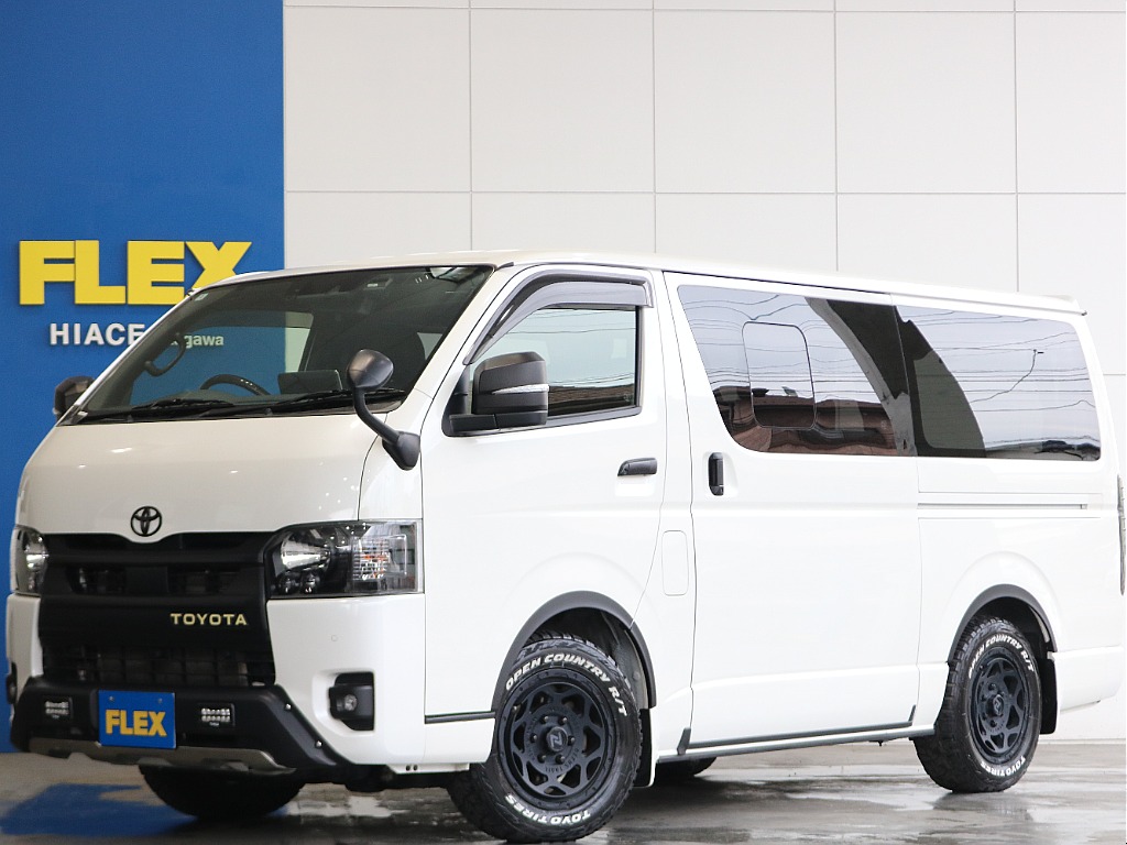 【厳選仕入れ中古】ハイエースバン　ダークプライムⅡ　ディーゼル4WD 雪道も楽々ディーゼル4WDでパールホワイトのお車ご入庫致しました☆☆